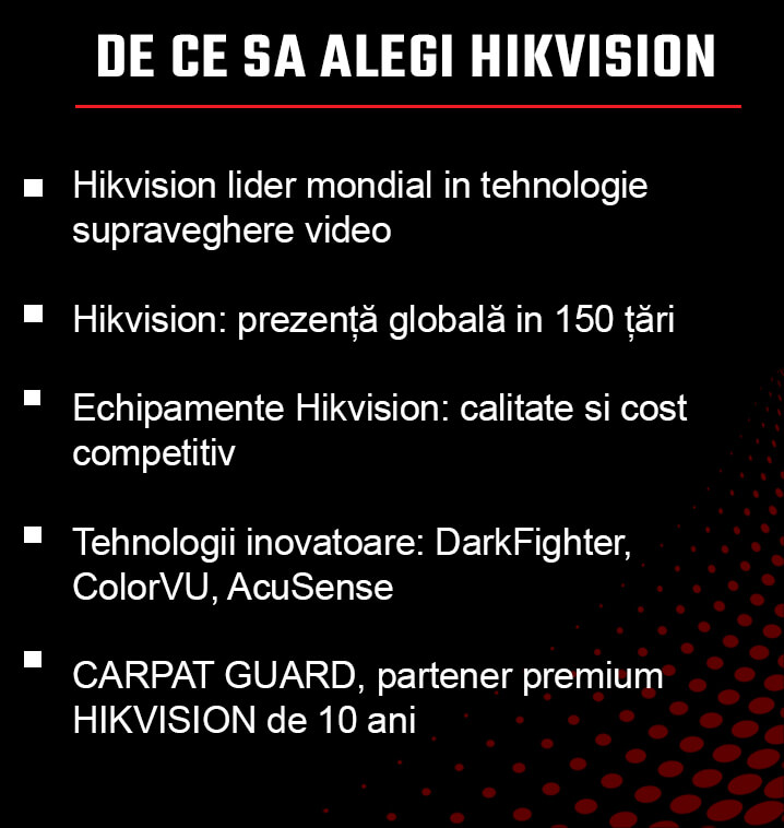 de ce sa alegi hikvision